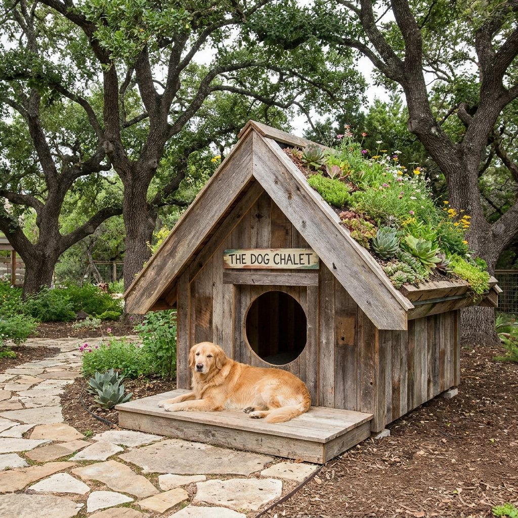 A-Frame Dog House Ideas