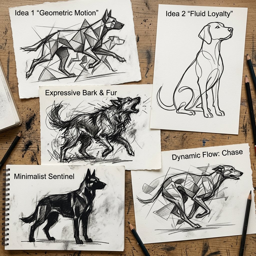 Abstract Dog Ideas