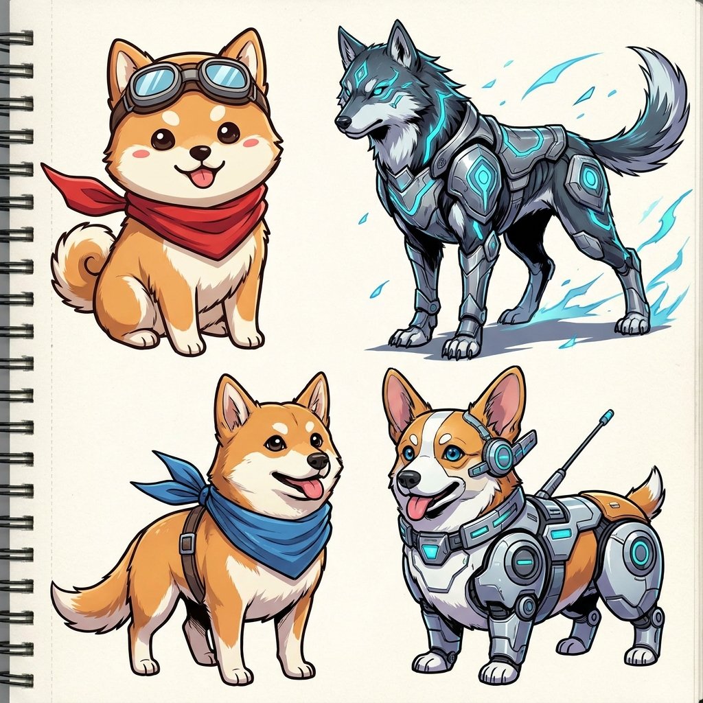Anime Style Dog Ideas