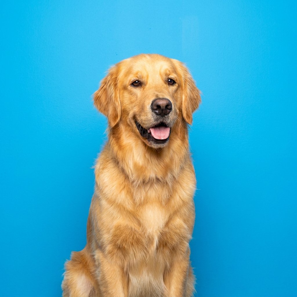 Bold Color Background Dog Ideas