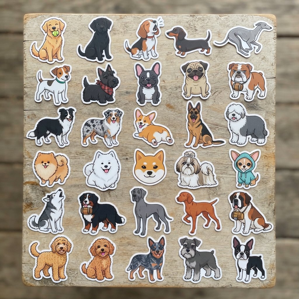 Dog Breed-Specific Stickers Ideas