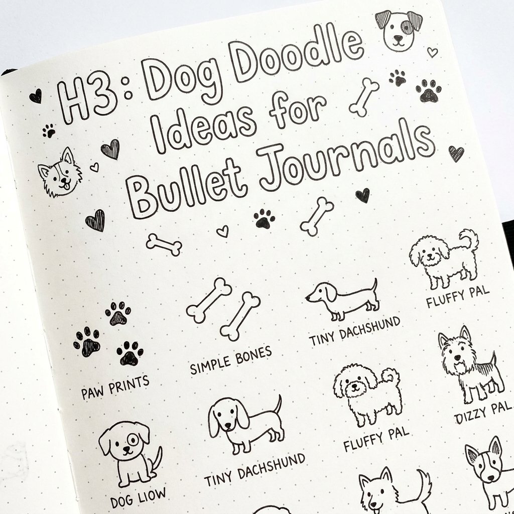 Dog Ideas for Bullet Journals