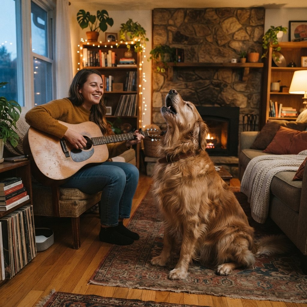 Dog Howling Along Ideas