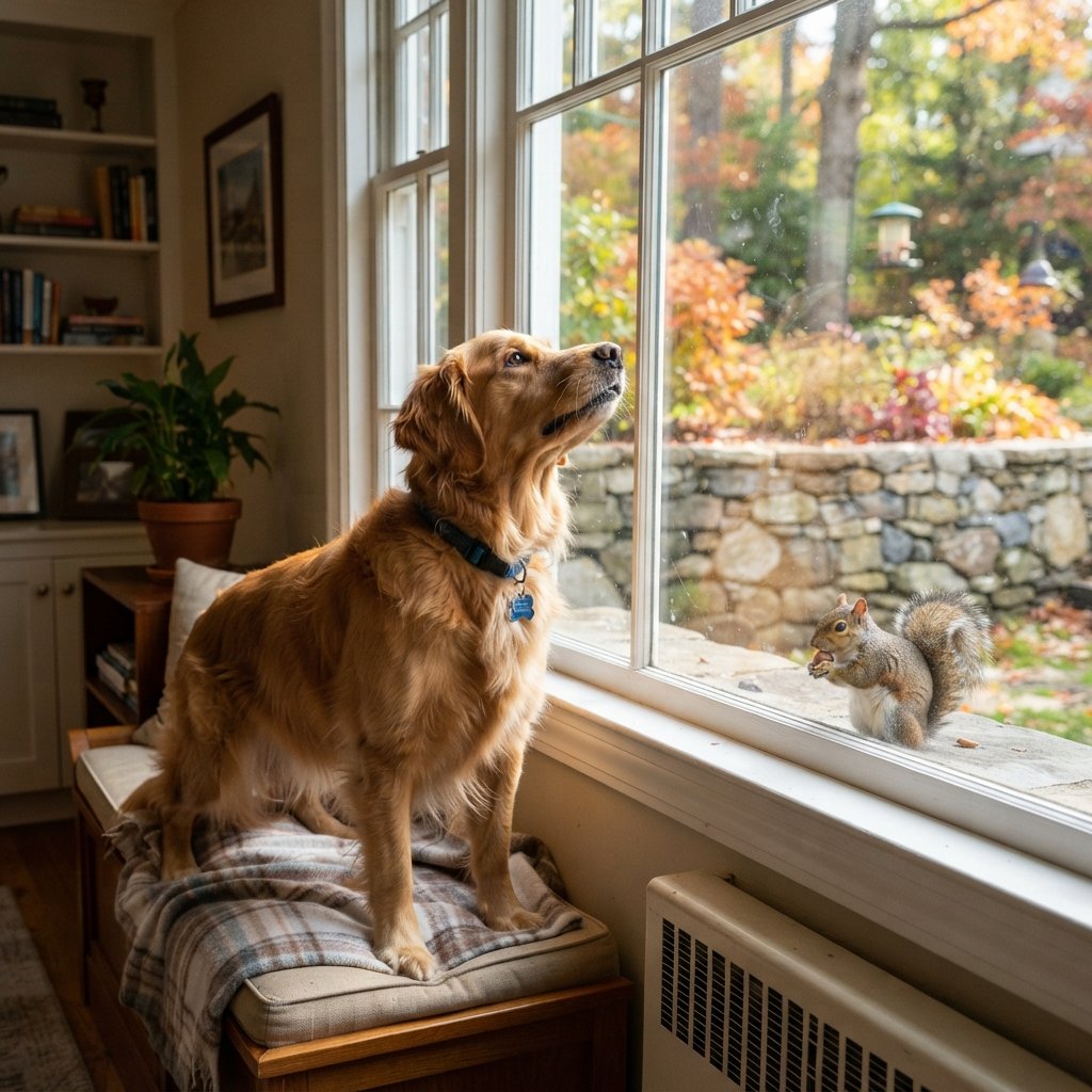 Dog Vs Squirrel Window Ideas