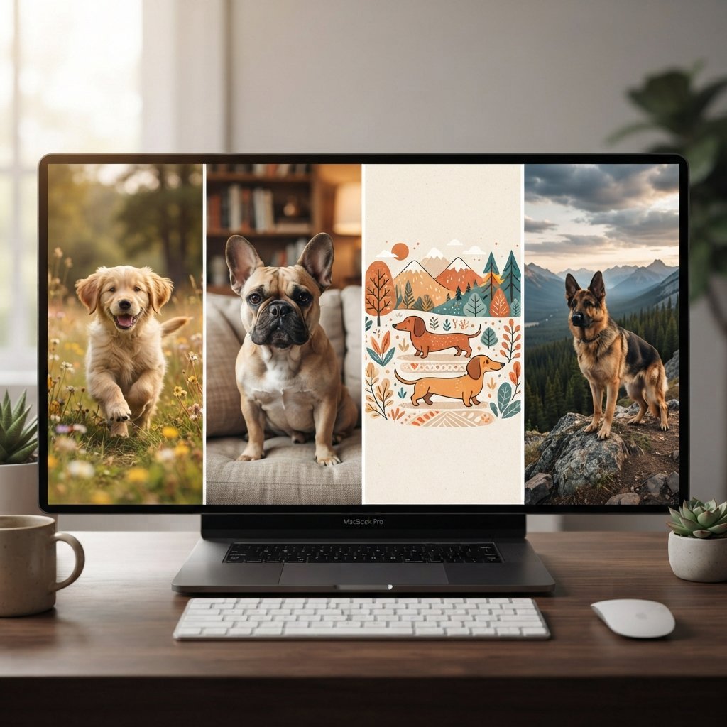 Dog Breed-Specific Wallpaper Ideas