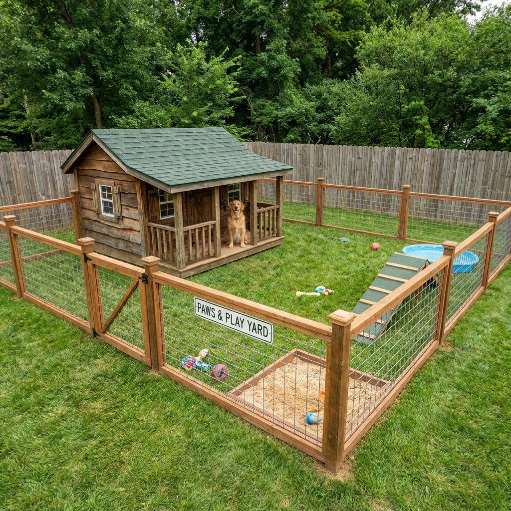 Dog With Fenced Yard Ideas
