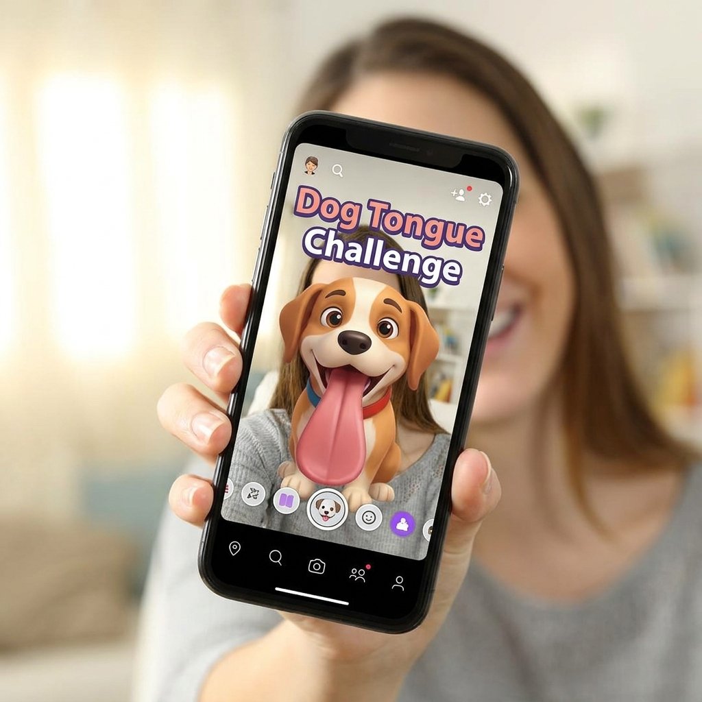 Dog Tongue Out Filter Idea