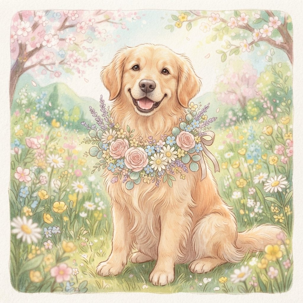 Dog Ideas With Flowers