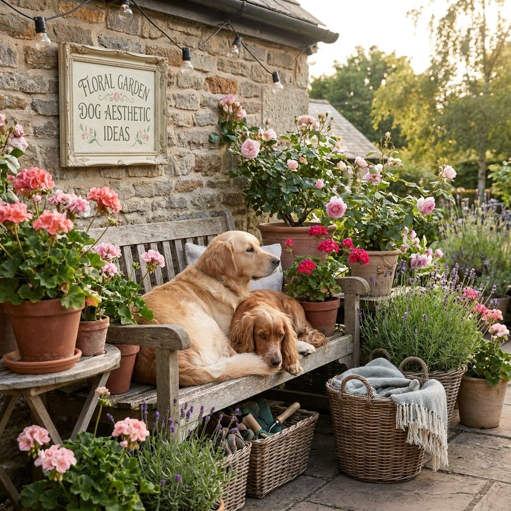 Floral Garden Dog Ideas