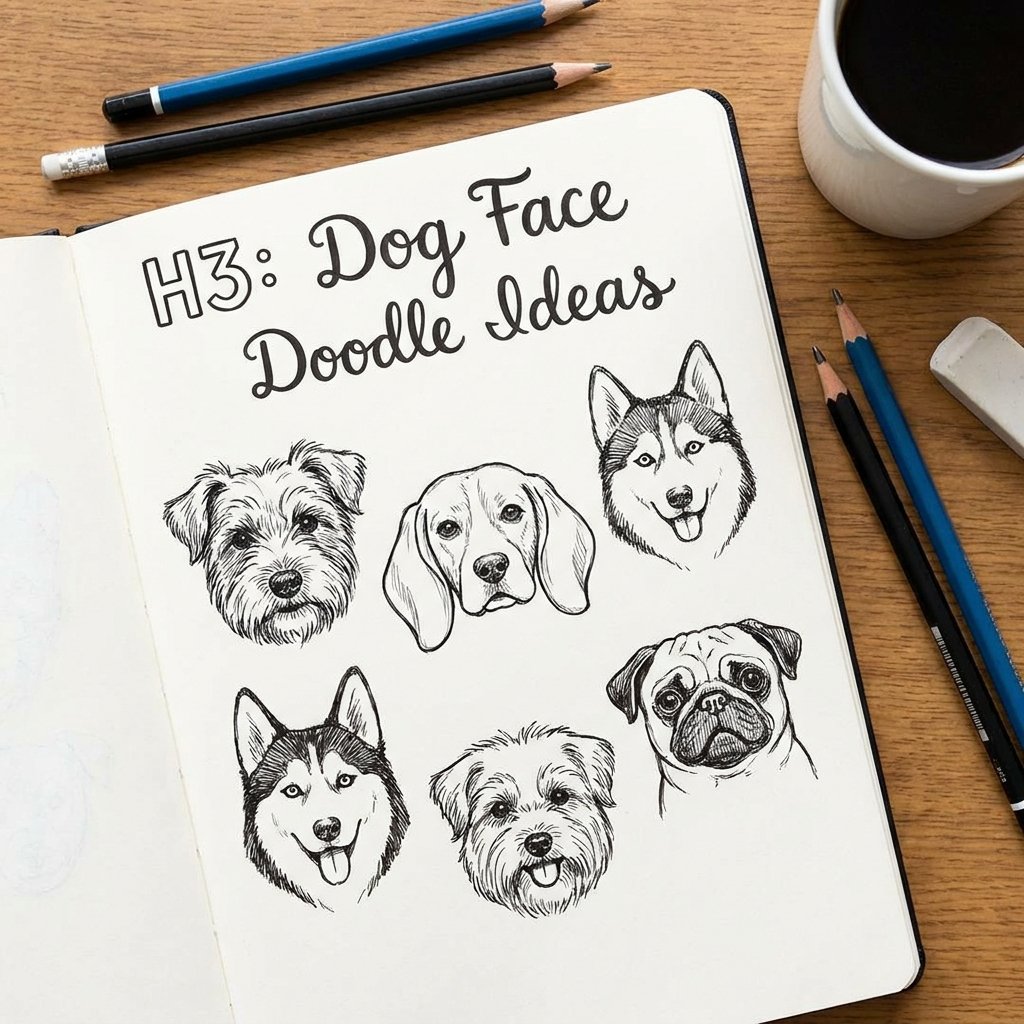 Dog Face Doodle Ideas