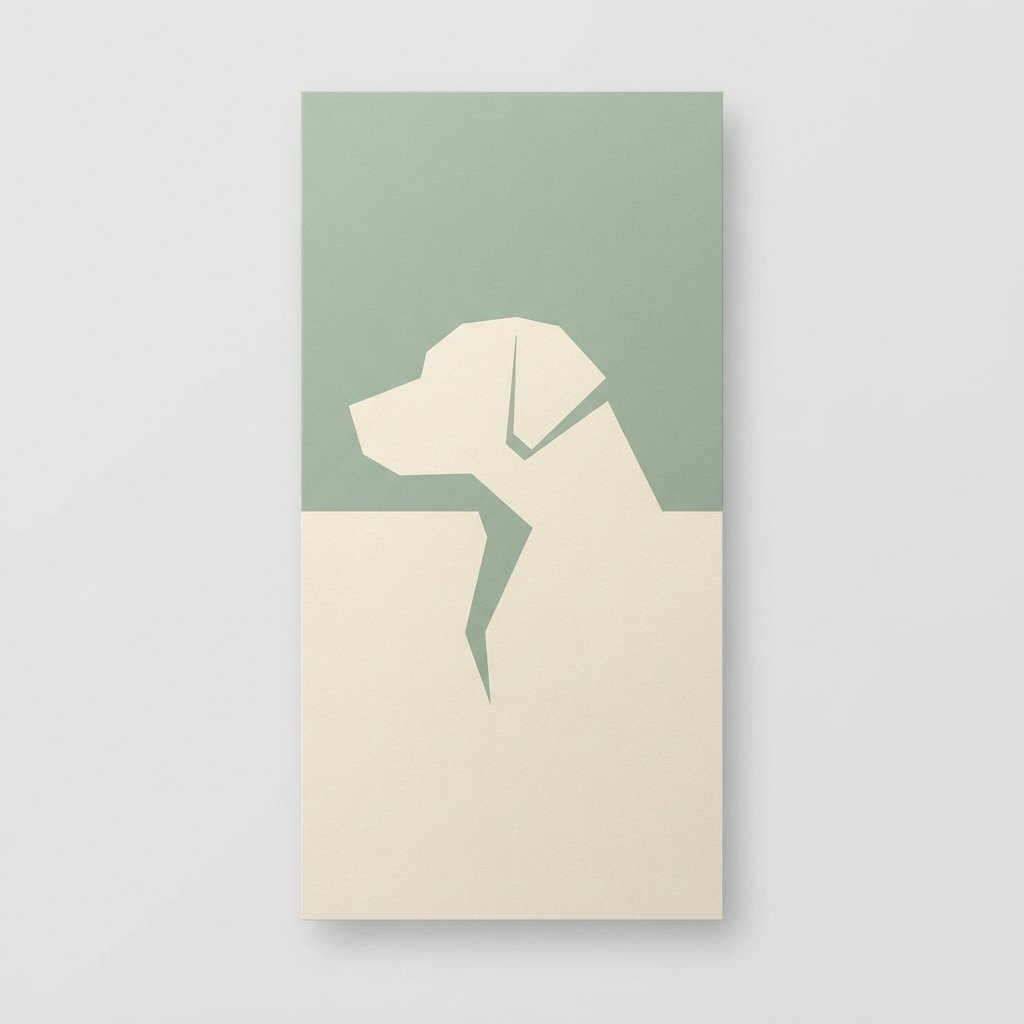 Minimalist Dog Silhouette Wallpaper Ideas