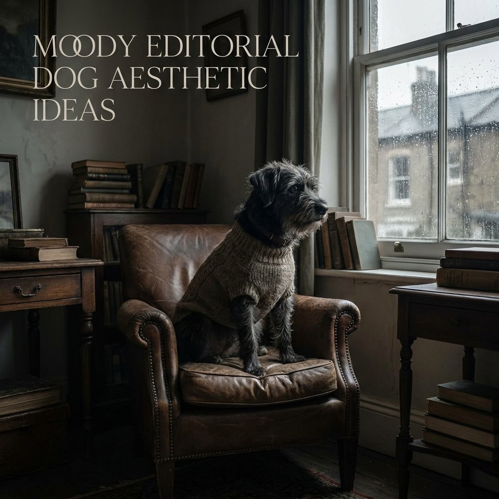 Moody Editorial Dog Ideas