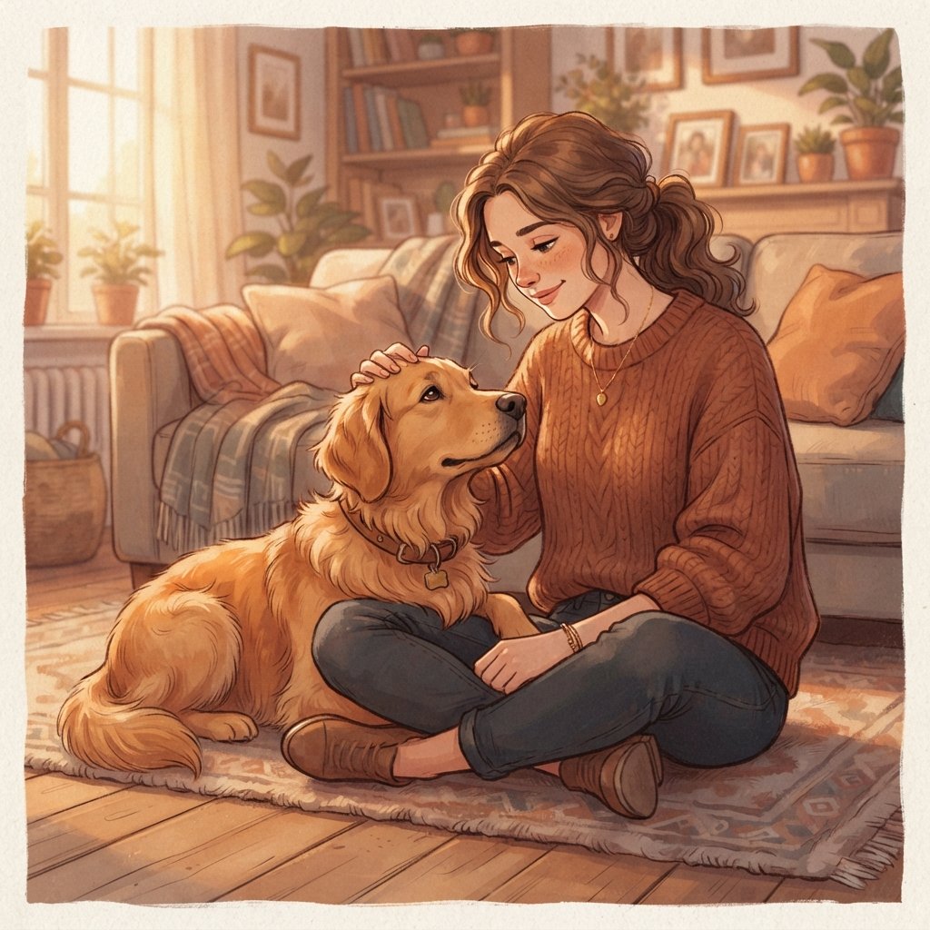Dog and Owner Drawing Ideas