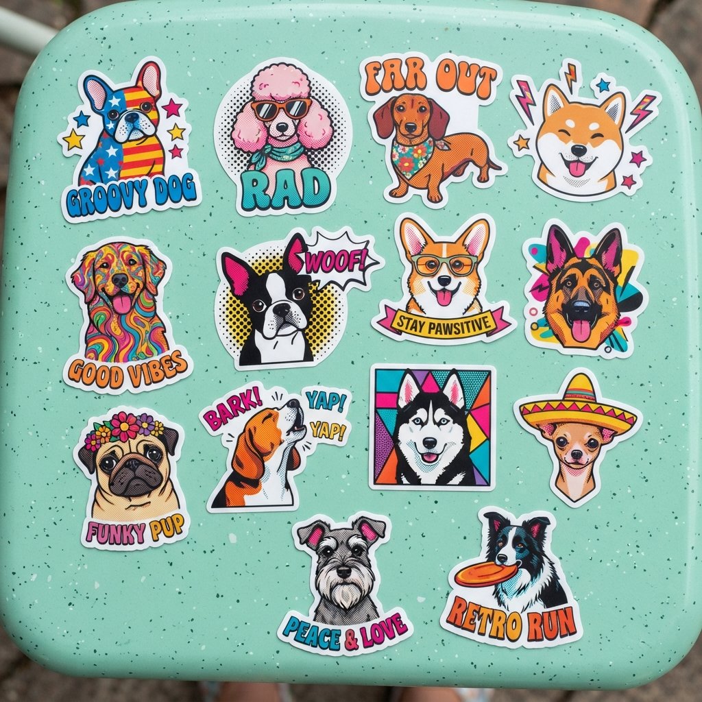 Retro Pop Art Dog Ideas