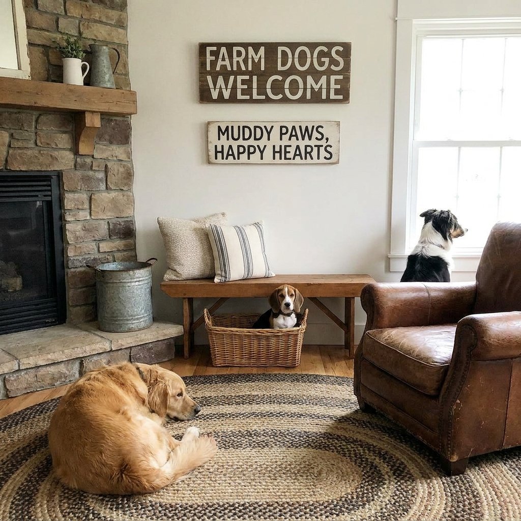 Rustic Farmhouse Dog Ideas