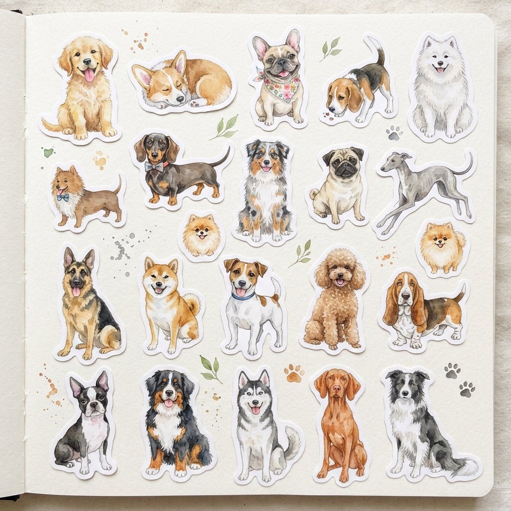 Watercolor Dog Ideas