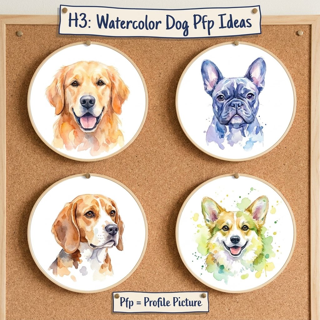 Watercolor Dog Ideas
