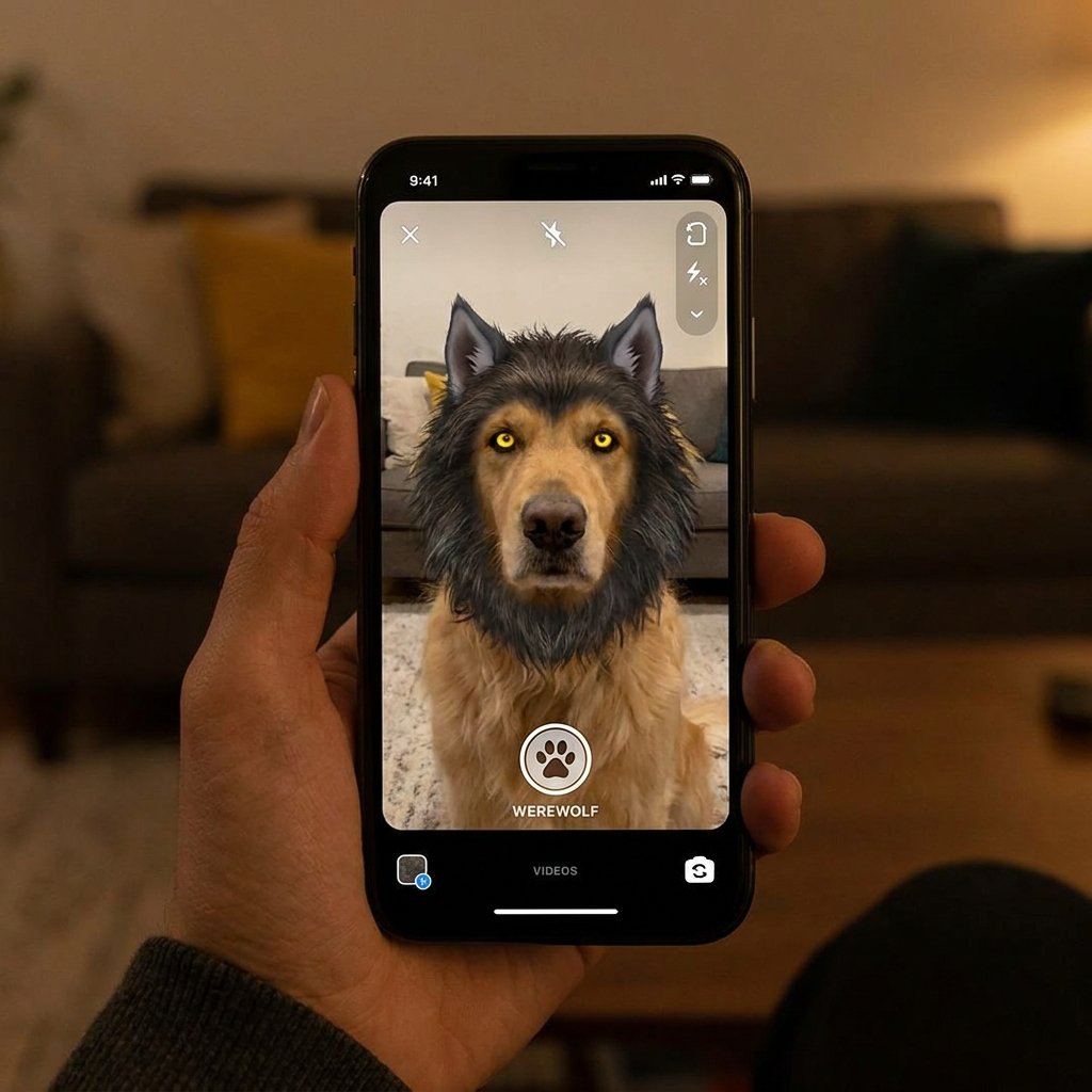 Werewolf Dog Filter Idea