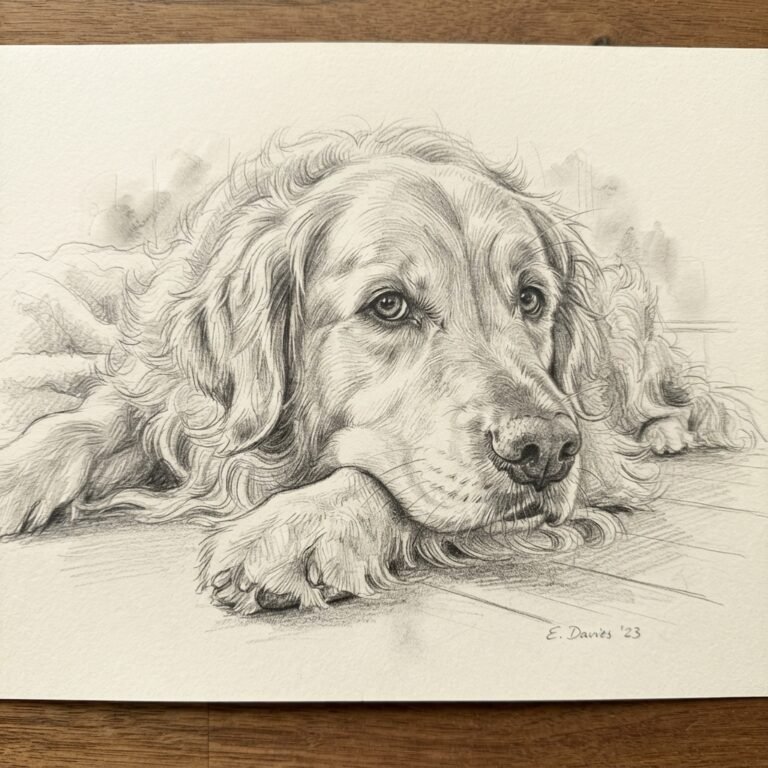 dog drawing
