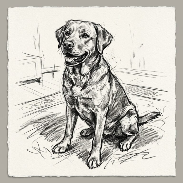 dog sketch