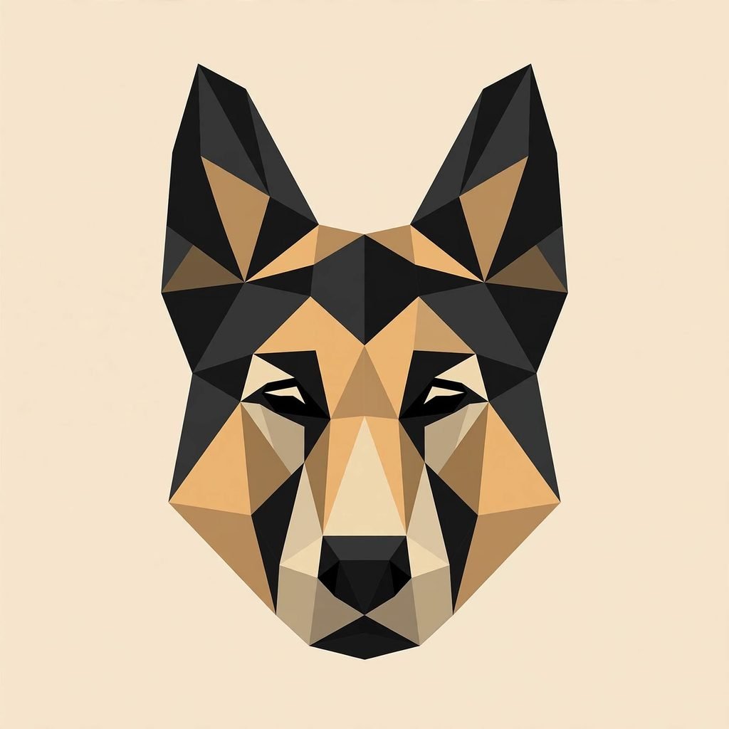 Geometric Dog Design Ideas